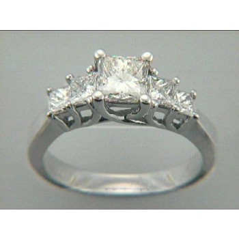 RING 18K w/0.72CT DIAMONDS (center not included)