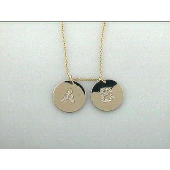 PENDANT 14K YG w/DIAMONDS "SPECIAL ORDER"