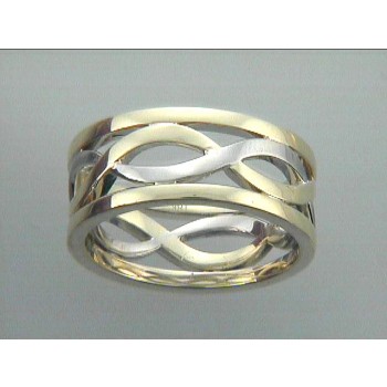 GENT'S WEDDING RING 18K TWO TONE GOLD "SPECIAL ORDER"