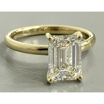 ENGAGEMENT RING 18K YELLOW GOLD  (center diamond extra) "SPECIAL ORDER"